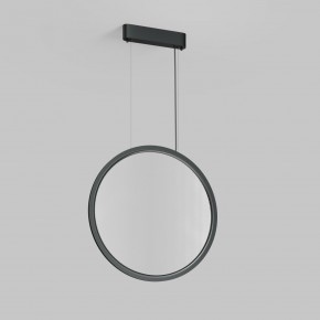 DK6606-BK Подвесной вертикальный светильник Veil со светодиодом H1700 d600 220V 48W 3000-6000K IP20 черный алюминий в Копейске - kopejsk.ok-mebel.com | фото 4