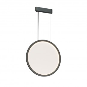 DK6606-BK Подвесной вертикальный светильник Veil со светодиодом H1700 d600 220V 48W 3000-6000K IP20 черный алюминий в Копейске - kopejsk.ok-mebel.com | фото 5