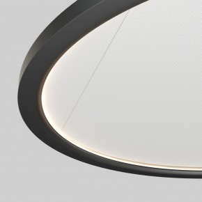 DK6616-BK Подвесной горизонтальный светильник Veil со светодиодом H900 d600 220V 48W 3000-6000K IP20 черный алюминий в Копейске - kopejsk.ok-mebel.com | фото 3