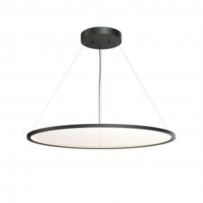 DK6620-BK Подвесной горизонтальный светильник Veil со светодиодом H900 d1000 220V 82W 3000-6000K IP20 черный алюминий в Копейске - kopejsk.ok-mebel.com | фото 4