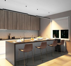 DK9123-BK Линейный светильник 30W 1250mm 3000K, черный в Копейске - kopejsk.ok-mebel.com | фото 7