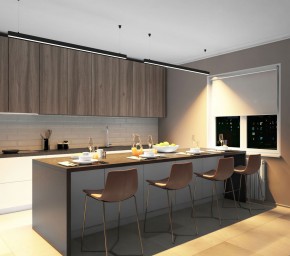DK9153-BK Линейный светильник 42W 1500mm 3000K, черный в Копейске - kopejsk.ok-mebel.com | фото 7