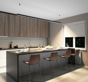 DK9254-BK Линейный светильник 62W 2500mm 4000K, черный в Копейске - kopejsk.ok-mebel.com | фото 5