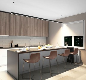 DK9304-BK Линейный светильник 72W 3000mm 4000K, черный в Копейске - kopejsk.ok-mebel.com | фото 5