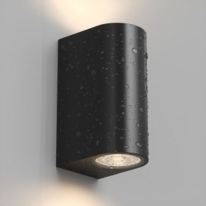 DK9791-BK Настенный уличный светильник NARVIK, IP44, 2хGU10 LED, до 15 Вт, черный, алюминий в Копейске - kopejsk.ok-mebel.com | фото 3