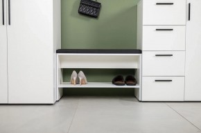 ЭЙР прихожая (модульная) Белый Шагрень в Копейске - kopejsk.ok-mebel.com | фото 23