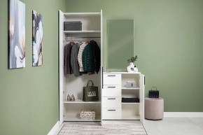 ЭЙР прихожая (модульная) Белый Шагрень в Копейске - kopejsk.ok-mebel.com | фото 25