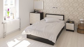 Фиеста Кровать 1200, цвет венге/дуб лоредо, ШхГхВ 123,5х203,5х80 см., сп.м. 1200х2000 мм., без матраса, основание есть в Копейске - kopejsk.ok-mebel.com | фото 5