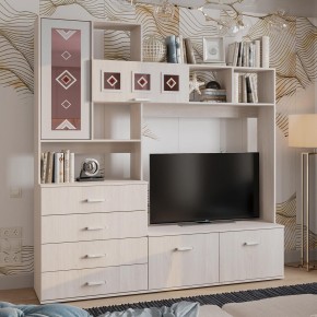 Гостиная Белла (модульная) ясень белый в Копейске - kopejsk.ok-mebel.com | фото 15