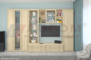 Гостиная Карина Композиция 15 (Ясень Асахи) в Копейске - kopejsk.ok-mebel.com | фото