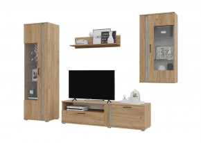 Гостиная Омега (Крафт золотой-Бетон) в Копейске - kopejsk.ok-mebel.com | фото 2