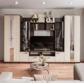 Гостиная Венеция (венге/лоредо) в Копейске - kopejsk.ok-mebel.com | фото 3