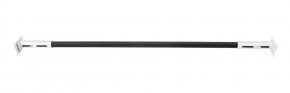 Турник раздвижной 1250-1500 цв. белый-черный FLEXTER PROFI в Копейске - kopejsk.ok-mebel.com | фото