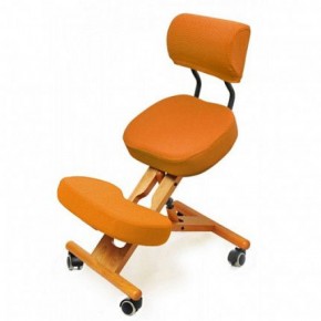 Коленный стул со спинкой Smartstool KW02В + Чехлы в Копейске - kopejsk.ok-mebel.com | фото 4