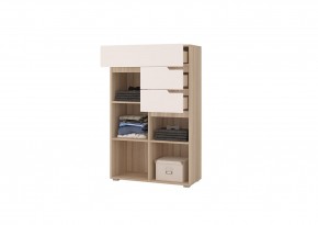 Комод АНТАЛИЯ (Сонома/Графит софт) в Копейске - kopejsk.ok-mebel.com | фото 2
