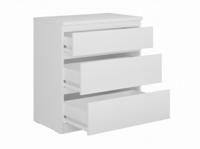 Комод КАСТОР с тремя ящиками, цвет белый в Копейске - kopejsk.ok-mebel.com | фото 2