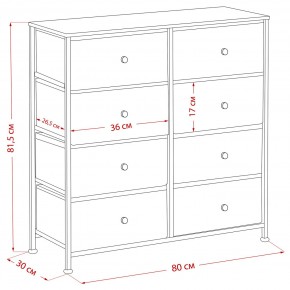 Комод Leset Линкс 8 ящиков (МДФ) в Копейске - kopejsk.ok-mebel.com | фото 12