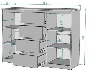 Комод Мальта K118 в Копейске - kopejsk.ok-mebel.com | фото 2