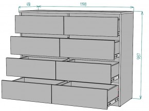 Комод Мальта K133 в Копейске - kopejsk.ok-mebel.com | фото 2