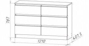 НИЦЦА-7 Комод (НЦ.07) в Копейске - kopejsk.ok-mebel.com | фото 3