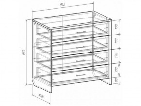 Комод с плитой 22 мм ЛИБЕРТИ в Копейске - kopejsk.ok-mebel.com | фото 3