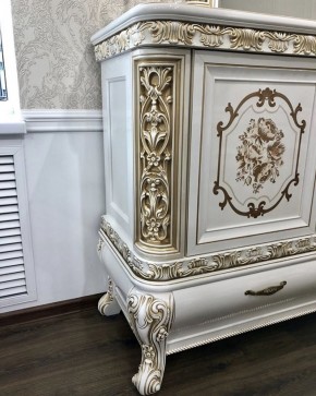 Комод с Зеркалом Алсу (белый глянец) в Копейске - kopejsk.ok-mebel.com | фото 9