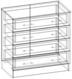 СОФИЯ Комод К800 (венге/дуб белфорт) в Копейске - kopejsk.ok-mebel.com | фото 3