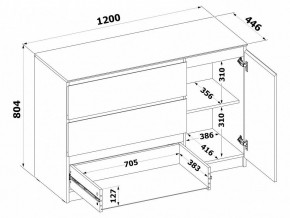 Комод Т-3Р в Копейске - kopejsk.ok-mebel.com | фото 4