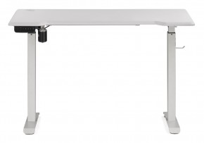Компьютерный стол Маркос с механизмом подъема 120х75х75 белый / шагрень белая в Копейске - kopejsk.ok-mebel.com | фото 2