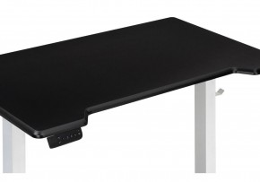 Компьютерный стол Маркос с механизмом подъема 120х75х75 черная шагрень / белый в Копейске - kopejsk.ok-mebel.com | фото 8