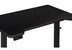 Компьютерный стол Маркос с механизмом подъема 120х75х75 черный /шагрень черная в Копейске - kopejsk.ok-mebel.com | фото 3