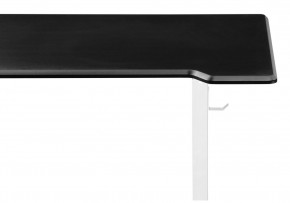 Компьютерный стол Маркос с механизмом подъема 140х80х75 черная шагрень / белый в Копейске - kopejsk.ok-mebel.com | фото 8