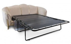 Комплект мягкой мебели Lara 3-1-1 с раскладным механизмом (бежевый/золото) в Копейске - kopejsk.ok-mebel.com | фото 3