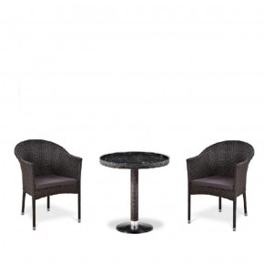 Комплект плетеной мебели T601/Y350A-W53 Brown (2+1) в Копейске - kopejsk.ok-mebel.com | фото 1
