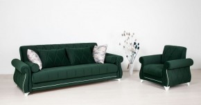 Комплект Роуз ТД 411 диван-кровать + кресло + комплект подушек в Копейске - kopejsk.ok-mebel.com | фото