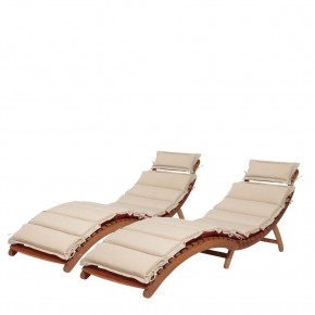 Комплект шезлонги и столик AFM-803A-T133 Beige (2+1) в Копейске - kopejsk.ok-mebel.com | фото 2