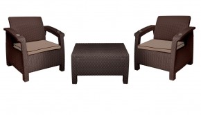 Комплект уличной мебели Yalta Premium Terrace Set (Ялта) шоколадый (+подушки под спину) в Копейске - kopejsk.ok-mebel.com | фото 8