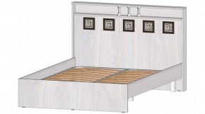 КОСТА-РИКА Кровать 1400 с основанием (анкор светлый) в Копейске - kopejsk.ok-mebel.com | фото