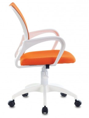 Кресло BRABIX "Fly MG-396W", пластик белый, сетка, оранжевое, 532401, MG-396W_532401 в Копейске - kopejsk.ok-mebel.com | фото 3