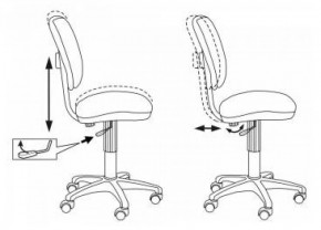 Кресло детское Бюрократ CH-204NX/PENCIL-BL синий карандаши в Копейске - kopejsk.ok-mebel.com | фото 5