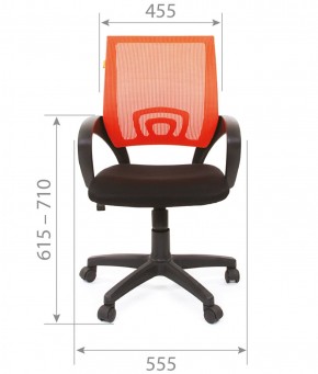 Кресло для оператора CHAIRMAN 696 black (ткань TW-11/сетка TW-04) в Копейске - kopejsk.ok-mebel.com | фото 4