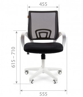 Кресло для оператора CHAIRMAN 696 white (ткань TW-10/сетка TW-05) в Копейске - kopejsk.ok-mebel.com | фото 6