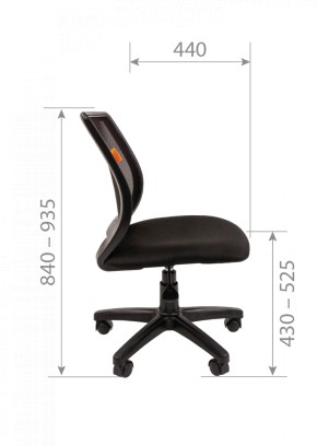 Кресло для оператора CHAIRMAN 699 Б/Л (ткань стандарт/сетка TW-01) в Копейске - kopejsk.ok-mebel.com | фото 7