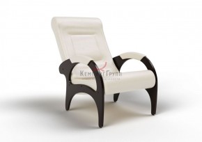 Кресло для отдыха Римини 19-К-КР (экокожа/венге) КРЕМ в Копейске - kopejsk.ok-mebel.com | фото 1