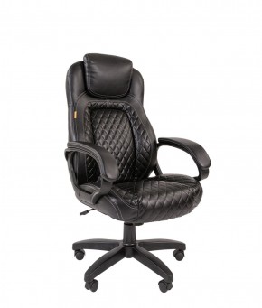 Кресло для руководителя  CHAIRMAN 432 (Экокожа черная) в Копейске - kopejsk.ok-mebel.com | фото