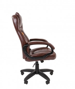 Кресло для руководителя  CHAIRMAN 432 (Экокожа коричневая) в Копейске - kopejsk.ok-mebel.com | фото 3