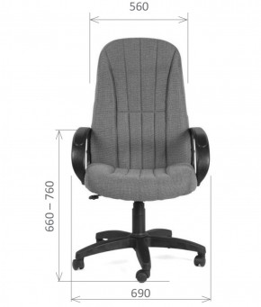 Кресло для руководителя  CHAIRMAN 685 СТ (ткань стандарт 10-356 черная) в Копейске - kopejsk.ok-mebel.com | фото 5