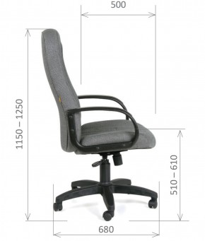 Кресло для руководителя  CHAIRMAN 685 СТ (ткань стандарт 10-356 черная) в Копейске - kopejsk.ok-mebel.com | фото 6