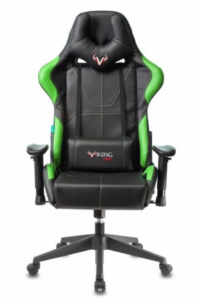 Кресло игровое Бюрократ VIKING 5 AERO LGREEN черный/салатовый в Копейске - kopejsk.ok-mebel.com | фото 2