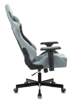 Кресло игровое Бюрократ VIKING 7 KNIGHT BL FABRIC синий в Копейске - kopejsk.ok-mebel.com | фото 2